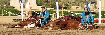 RoyalCavalryFestivalHorsesLyingDowntocommandMuscat_2009.jpg