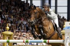 Meredith Michaels-Beerbaum rides on her horse Shutterfly 1.jpg